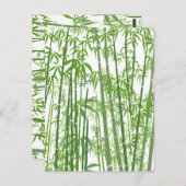 Bamboe 7 briefkaart (Voorkant / Achterkant)