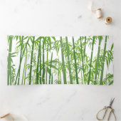 Bamboe 7 drieluik wenskaart (Binnen)