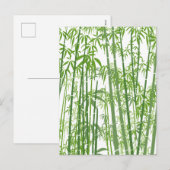 Bamboe 7 feestdagenkaart (Voorkant / Achterkant)