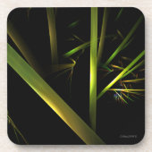 Bamboe Abstract Bier Onderzetter (Voorkant)