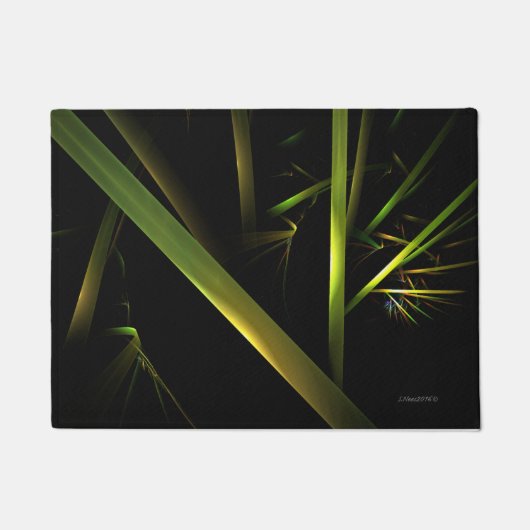 Bamboe Abstract Deurmat (Voorkant)