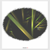 Bamboe Abstract Sticker (Vel)