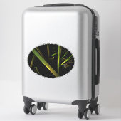 Bamboe Abstract Sticker (Koffer)