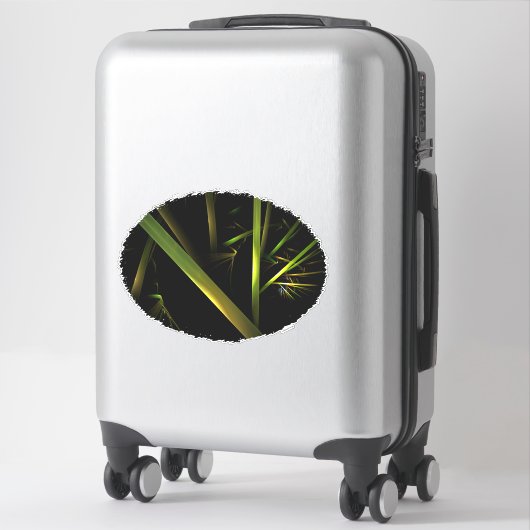 Bamboe Abstract Sticker (Koffer)