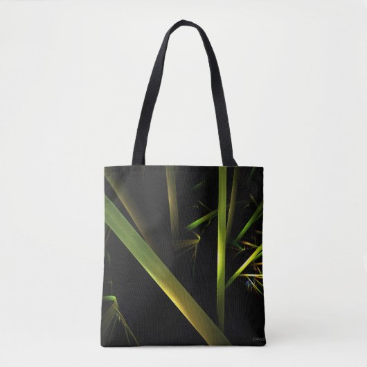 Bamboe Abstract Tote Bag (Voorkant)