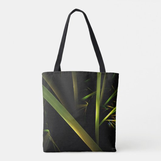 Bamboe Abstract Tote Bag (Achterkant)