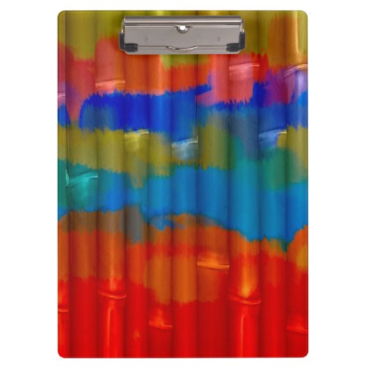 Bamboe Acrylverf 3 Klembord (Voorkant)