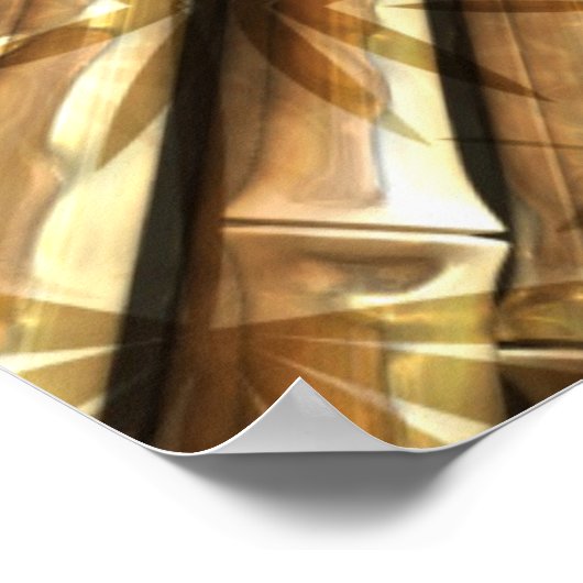 Bamboe Art 1 Poster (Hoek)