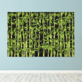 Bamboe art. 4a canvas afdruk (Insitu (Houten vloer))