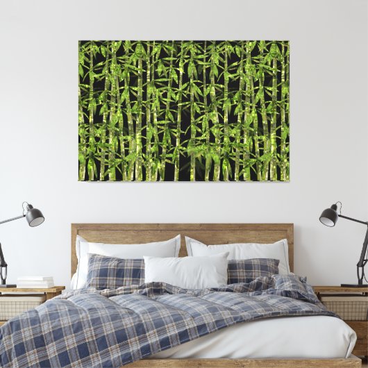 Bamboe art. 4a canvas afdruk (Insitu (Slaapkamer))