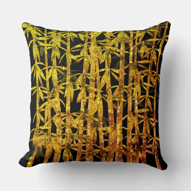 Bamboe Art 4R1-Kussens Kussen (Voorkant)