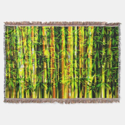 Bamboe Art 6 Throw Blanket Deken (Voorkant)