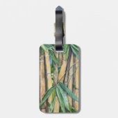 Bamboe Bagagelabel (Achterkant verticaal)