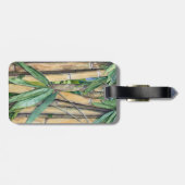 Bamboe Bagagelabel (Achterkant horizontaal)