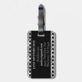 Bamboe Bagagelabel (Achterkant verticaal)