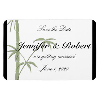 Bamboe Beauty Bruiloft Save the Date Magneet