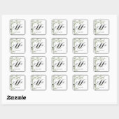 Bamboe Beauty Monogram Sticker (Vel)