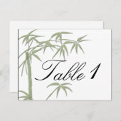 Bamboe Beauty Tafelnummer (Voorkant / Achterkant)