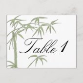 Bamboe Beauty Tafelnummer (Voorkant)