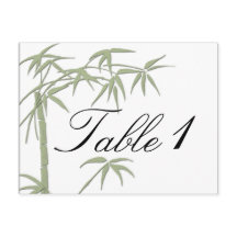 Bamboe Beauty Tafelnummer