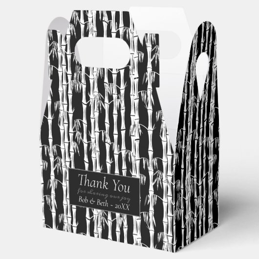 Bamboe Bedankdoosjes (Geopend)