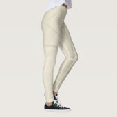 Bamboe, beige achtergrond leggings (Rechts)