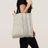 Bamboe, beige achtergrond tote bag (Dichtbij)