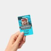 Bamboe, beige achtergrondbadge badge (Handheld)