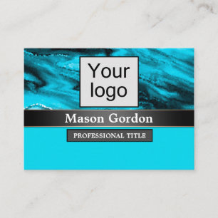 Bamboe, beige achtergrondbadge visitekaartje