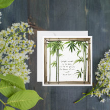 Bamboe  Bijbelvers Platte Kaart