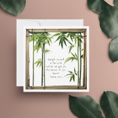 Bamboe  Bijbelvers Platte Kaart