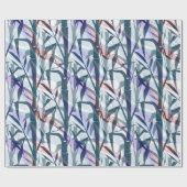 Bamboe bijkantoren. cadeaupapier (Vlak)