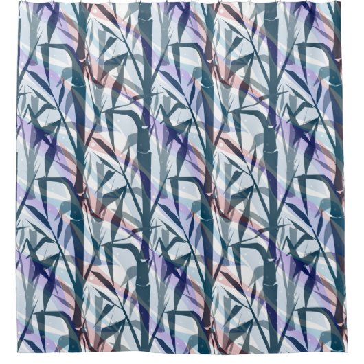 Bamboe bijkantoren douchegordijn (Voorkant)