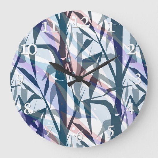 Bamboe bijkantoren grote klok (Voorkant)