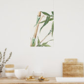 Bamboe blad  kunst poster (Keuken)