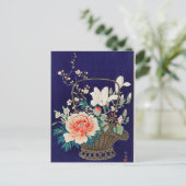 Bamboe Bloemmand door Ohara Koson Briefkaart (Staand voorkant)