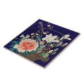 Bamboe Bloemmand door Ohara Koson Tegeltje (Zijkant)