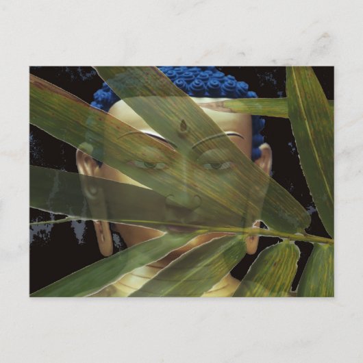 Bamboe Boedha Briefkaart (Voorkant)