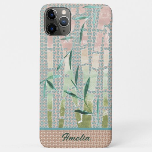 Bamboe bohemisch-gestileerd design iPhone/iPad-dra Case-Mate iPhone Case (Achterkant)