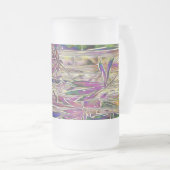 Bamboe Boom Digitaal Schilderen Origineel Kunstgla Matglas Bierpul (Voorkant rechts)