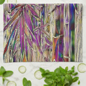 Bamboe Boom Digitaal Schilderen Originele Handdoek (Gevouwen)