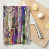 Bamboe Boom Digitaal Schilderen Originele Handdoek (Quarter Fold)