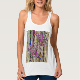 Bamboe Boom Digitaal Schilderen Originele Kunst Ts Tanktop
