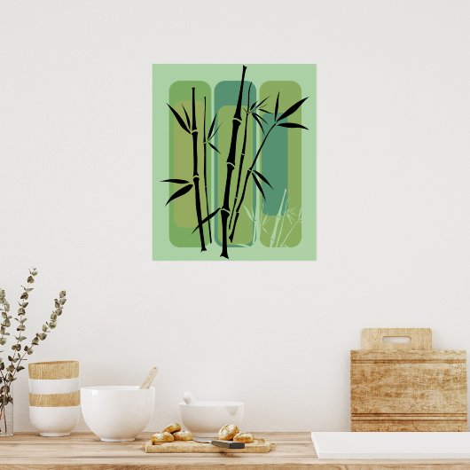 Bamboe Bos Poster (Keuken)