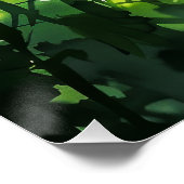 Bamboe bos Waterverf Perfect Poster (Hoek)