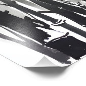 Bamboe bosinkt schilderij foto afdruk (Hoek)