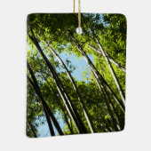 Bamboe Botanische Natuur Keramisch Ornament (Rechts)