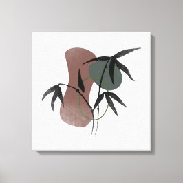 Bamboe Botanische Planten Bohaan Canvas Afdruk