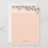 Bamboe Branches — Uitnodiging (Achterkant)