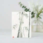 bamboe briefkaart (Staand voorkant)